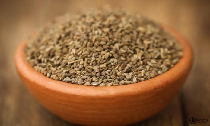 a photo of ajwain seeds in a bowl