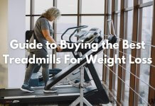 Older woman on treadmill