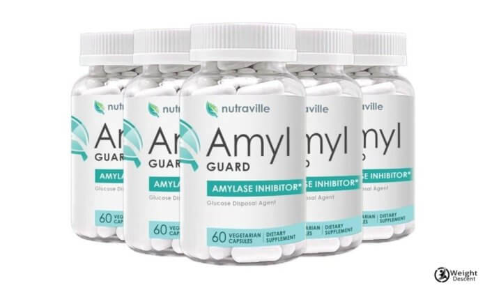 amyl guard 5 bottles supplement