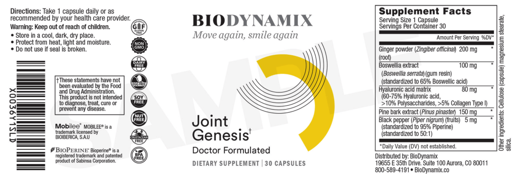 joint genesis ingredients